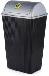 Excellent Houseware Cos de gunoi Excellent Houseware, plastic, 38x30x64 cm, 38 l, negru gri (KO-Y54500490) Cos de gunoi