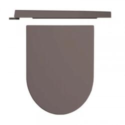Hatria Capac WC, Hatria, Fusion/Futura, cu soft close si quick release, antracit (00Y9AQ08) - klassconfort