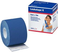 Leukoplast Leukotape K bandă kinesiologică 5x5cm albastru (72978-24)