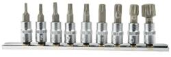GEKO Bitkészlet torx 9db 1/4" T10 - T60 G13550 (G13550)