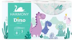 Harmony Toalettpapír 3-rétegű SOFT DINO - 8 tekercs