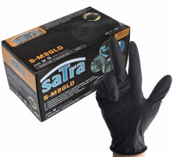 GEKO Nitril kesztyű M 7-8" 100db SATRA S-M9GLD