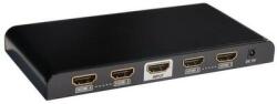 TECHLY 306653 Aktív HDMI elosztó 1/4 4Kx2K 3D Adapter Fekete (306653)