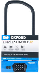 OXFORD Antifurt Bicicleta Oxford Combi Shackle 12 320mm x 153mm Otel Albastru LK333 (LK333)