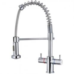 Strohm Teka Baterie bucatarie Teka GO 939 dubla comandacu dus extractibil, crom (GO 939)