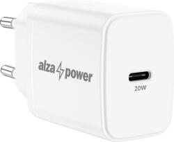 AlzaPower A110 Fast Charge 20 W töltőfej, fehér (APW-CCA110W)