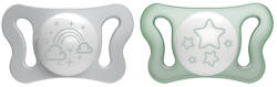 CHICCO Physio Micro Micro szilikon cumi 0-2m éjszakai cumi, 2 db - vital24