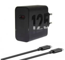 Motorola USB-C GaN hálózati töltő 125W + USB-C kábel fekete (MC-1252)