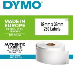 DYMO Etichete de Adresa Dymo Originale LabelWriter 36x89mm 1 Rola x 260 (S0722400)