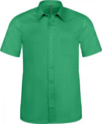 Kariban Férfi ing Kariban KA551 Ace - Short-Sleeved Shirt -M, Kelly Green