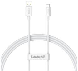 Baseus SUPERIOR adatkábel (USB - Type-C, 65W, PD gyorstöltő, 100cm, törésgátló) FEHÉR