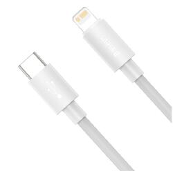 Baseus WISDOM adatkábel 2db (Type-C - lightning, 20W, PD gyorstöltő, 150cm FEHÉR