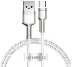 Baseus CAFULE adatkábel (USB - Type-C, 66W, PD gyorstöltő, 100cm, cipőfűző) FEHÉR