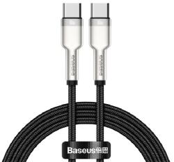 Baseus CAFULE adatkábel (Type-C - Type-C, 100W, PD gyorstöltő, 100cm) FEKETE