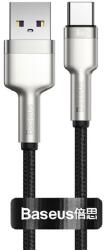 Baseus CAFULE adatkábel (USB - Type-C, 66W, PD gyorstöltő, 25cm, cipőfűző) FEKETE