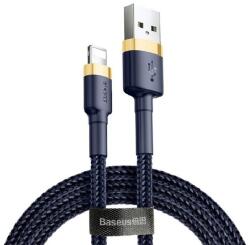 Baseus CAFULE adatkábel (USB - lightning, 1.5A, gyorstöltő 3.0, 200cm, cipőfűző) SÖTÉTKÉK