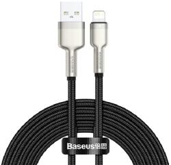 Baseus CAFULE adatkábel (USB - lightning, 2.4A, PD gyorstöltő, 200cm, cipőfűző) FEKETE