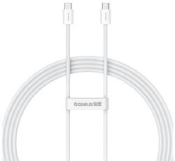 Baseus SUPERIOR 2 adatkábel (Type-C - Type-C, 100W, PD gyorstöltő, 200cm, törésgátló) FEHÉR
