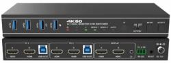 EVOCONNECT Switch KVM EvoConnect KSWB22H, 6 x HDMI, Black (HDCVT-HDC-KSWB22H)