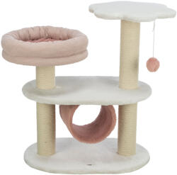 TRIXIE Cat Tree Isabella Macskabútor, 58x38cm, 70cm Magas, Fehér/Antik Rózsaszin 44472 (4011905444727)