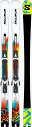 Salomon Ски за спускане Salomon E Addikt Pro 76 + автомати MI12 GW white/turquoise/orange