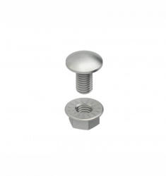 Niedax FLM 6x12F tűzihorganyzott tálcacsavar M6 DIN 603 12mm (FLM 6x12F)
