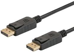 SAVIO Displayport-Displayport v1.2 kábel 2m (CL-136) (CL-136)