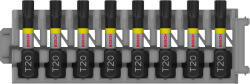 Bosch PRO Torx ütvecsavarozó bit PRO Torx ütvecsavarozó fej, T20, 25 mm, 8 db (2608522380)
