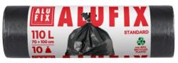 Alufix Saci de gunoi Alufix 110 ℓ/10 buc 27mic, LDPE 70x100cm negri