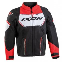 IXON Striker Air gyerek motorkerékpár kabát fekete-piros-fehér - motozem - 44 440 Ft