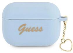  Guess GUAPLSCHSB AirPods Pro borító kék/kék Szilikon Charm Heart Collection