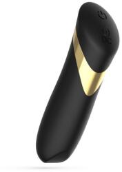 Crushious Blinders Glont Vibrator Reincarcabil Negru Elegant si Sexy De Marimea Unui Ruj de Buze Vibrator