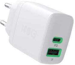 Green Cell PowerSource Duo30 töltő USB/USB-C fehér tápadapter 30W tápellátás (GC-36766)