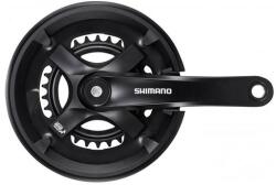 Shimano Tourney FC-TY501-2 négyszögtengelyes trekking hajtómű 30-46T, 170 mm, alumínium, LV, fekete