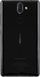 Nokia 8 Sirocco akkufedél (hátlap) kamera lencsével, fekete (Gyári, Grade A)