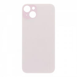Apple iPhone 15 Plus akkufedél (hátlap) ragasztóval, rózsaszín (kislyukú USA verzió, OEM)