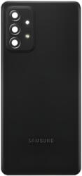 Samsung A725F Galaxy A72 akkufedél (hátlap) kamera lencsével fekete (gyári, Grade A)