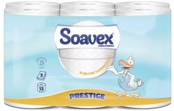 Paperdi Toalettpapír 3 rétegű kistekercses 100% cellulóz 170 lap/tekercs 12 tekercs/csomag Soavex Maxi Prestige_Paperdi (ID8S170F12) - tonerpiac