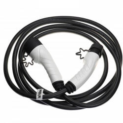 utángyártott Töltőkábel elektromos autóhoz, Plug-In Hybrid - Type 2 -> Type 2, 1 fázis, 32 A, 7 kW, 5 m - Utángyártott (888401512)