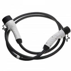 utángyártott Töltőkábel elektromos autóhoz, Plug-In Hybrid - Type 2 -> Type 2, 3 fázisú, 32 A, 22 kW, 3 m - Utángyártott