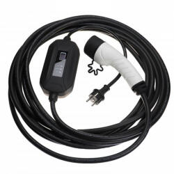 utángyártott Töltőkábel elektromos autóhoz, Plug-In Hybrid - Type 2 -> Eur foglalat, 1 fázis, 16 A, 3.5 kW, 10 - Utángyártott (888401506)