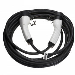 utángyártott Töltőkábel elektromos autóhoz, Plug-In Hybrid - Type 2 -> Type 2, 3 fázisú, 16 A, 11 kW, 10 m - Utángyártott