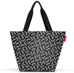 Reisenthel shopper M fekete-szürke női shopper táska (ZS7054)