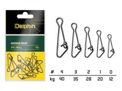 DELPHIN Kampós kapocs / 10 db-#1/20kg (101003583) - nextfish