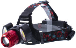 Nagy teljesítményű Fejlámpa, Fényszóró 3x Cree T6 Led, 2 db 18650, 5000 Lumen