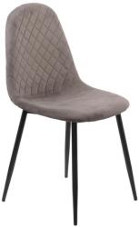 Chairs ON Scaun de bucătărie din catifea BUC 237X-Gri
