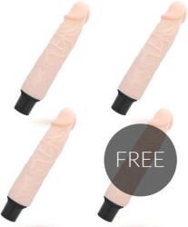 LOVECLONE - élethű vibrátor önkenő funkcióval 26 cm - szexvital