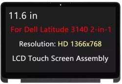Dell Latitude 11 3140 2-in-1 series 9C00J 2MNKP 806R4 touchscreen assembly 30 pin LCD kijelző érintő kijelzővel