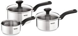 Tefal Set de vase de gatit din otel inoxidabil Tefal 3 piese Comfort Max (C973S344)