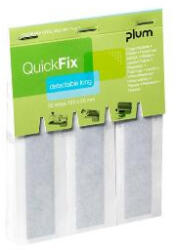 PLUM 5509 QuickFix Long hosszú fémszálas detektálható ragtapasz, 12x2cm, 30db/dz